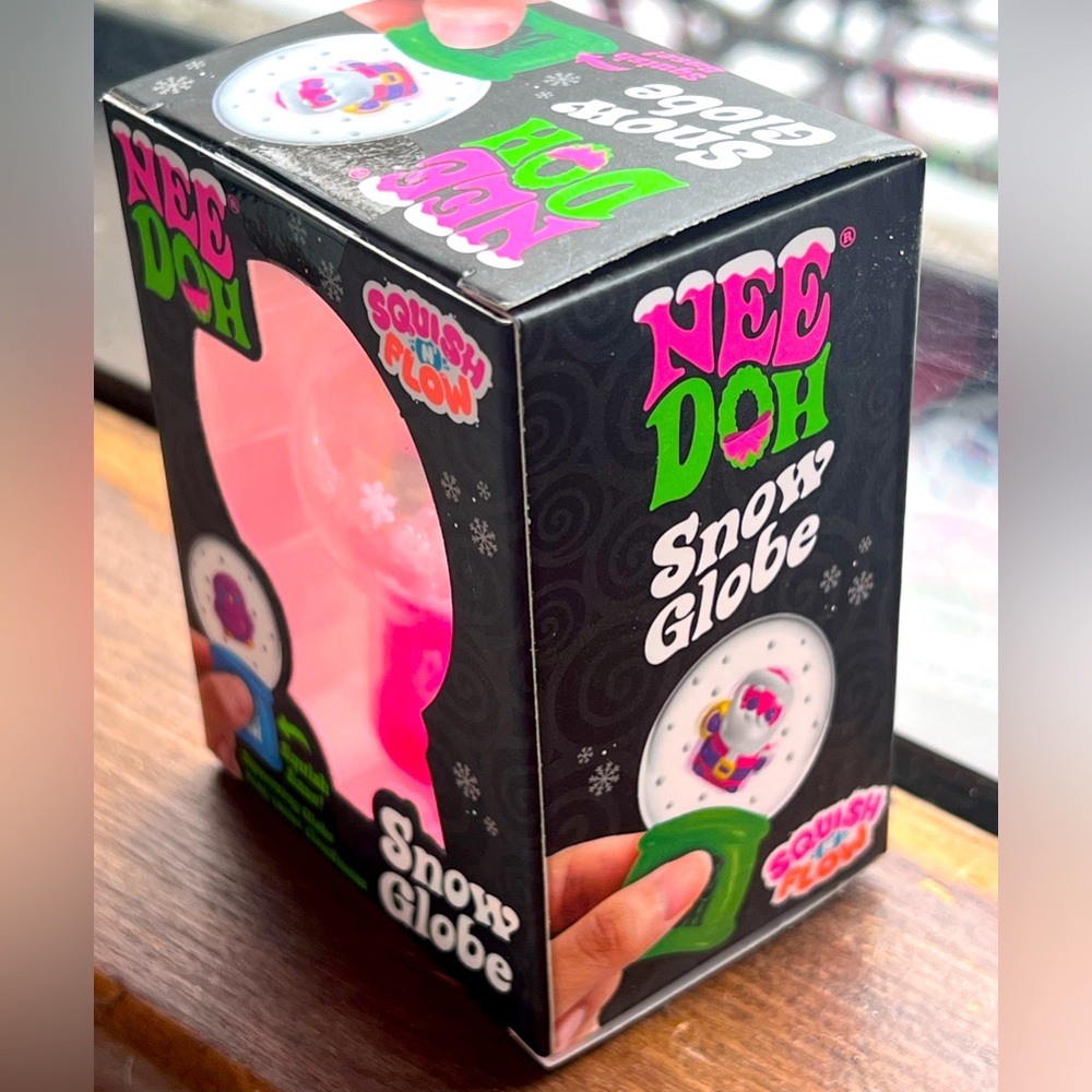 NeeDoh Snow Globe Squishy “Groovy the Dohman”